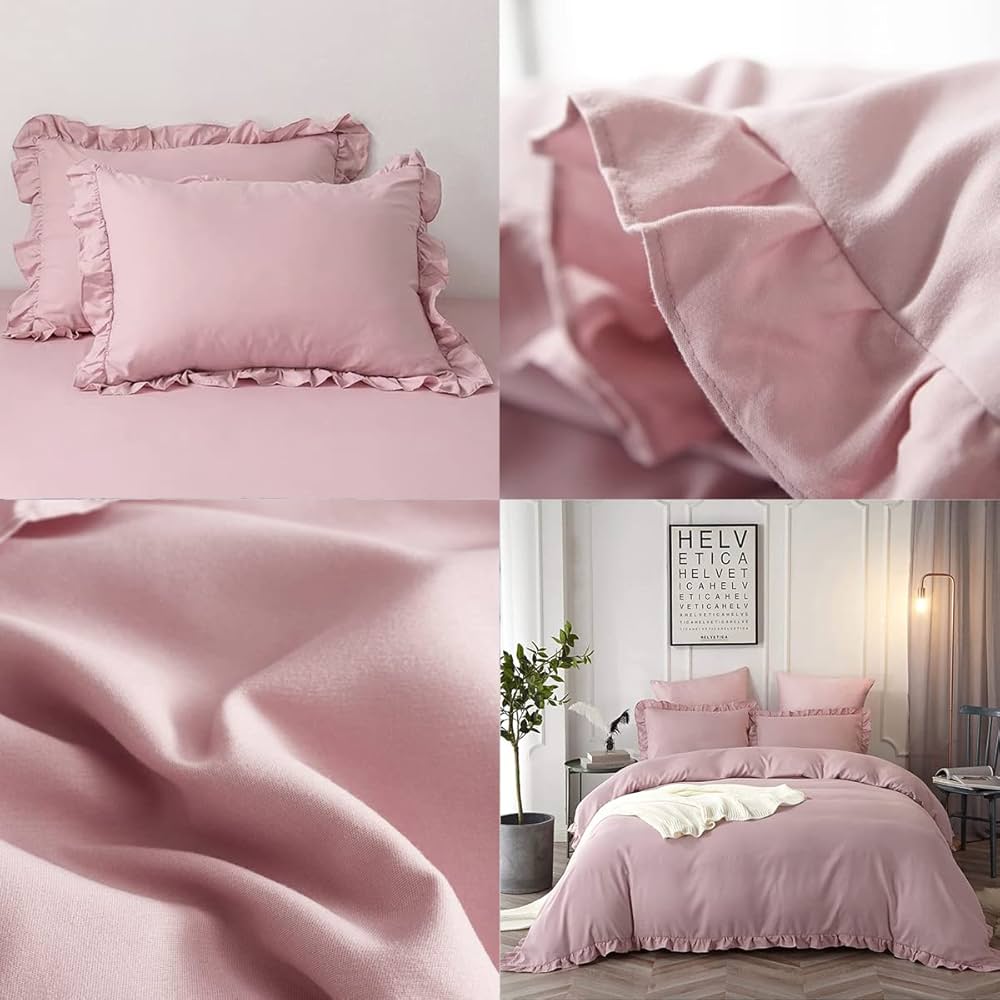 Amazon｜Forhomelife 枕カバー 2枚セット フリル ピローケース